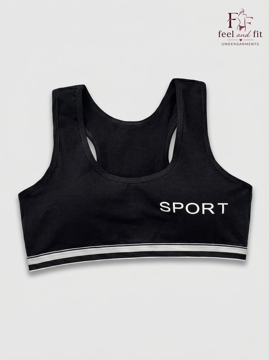 Pack Of 3 Padded Sports Bra for Girls